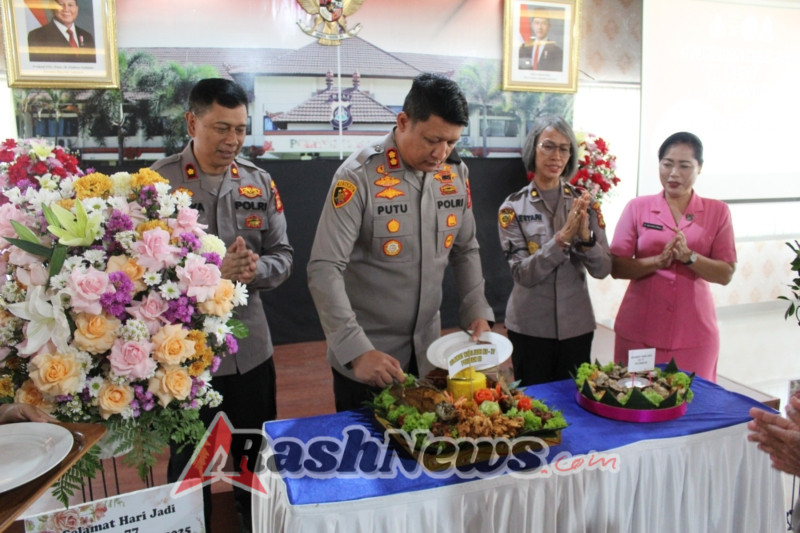 Polres Tabanan Gelar Syukuran Hari Jadi Ke-77 Polisi Wanita Republik Indonesia