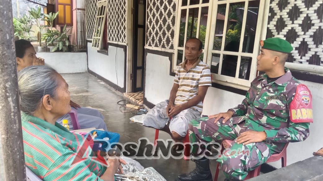 Kopda Ahmad Sajani Ajak Warga Manulondo Jaga Kesehatan dan Keamanan Lingkungan