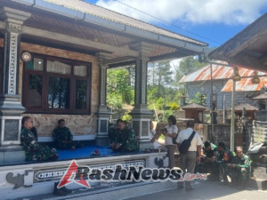 Tunjukkan Rasa Kekeluargaan, Dandim 1626/Bangli Melayat Orang Tua Batituud Koramil 1626-04/Kintamani