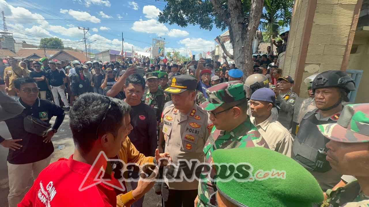 Aksi AMRD Kondusif, Dandim 1614/Dompu Tegaskan Komitmen TNI