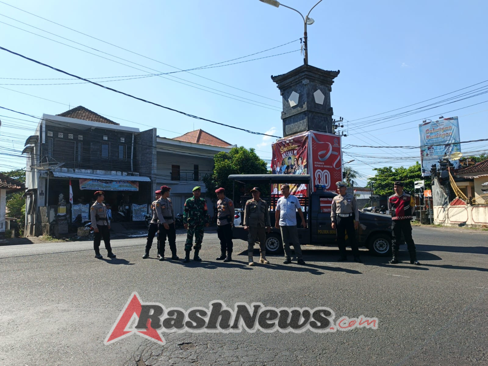 Patroli Gabungan Muspika Seririt Berlangsung Lancar, Situasi Aman dan Terkendali