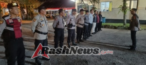 Polres Rendang Apel Siaga Tingkatkan Pengamanan Dan Patroli Pantau Situasi Kamtibmas