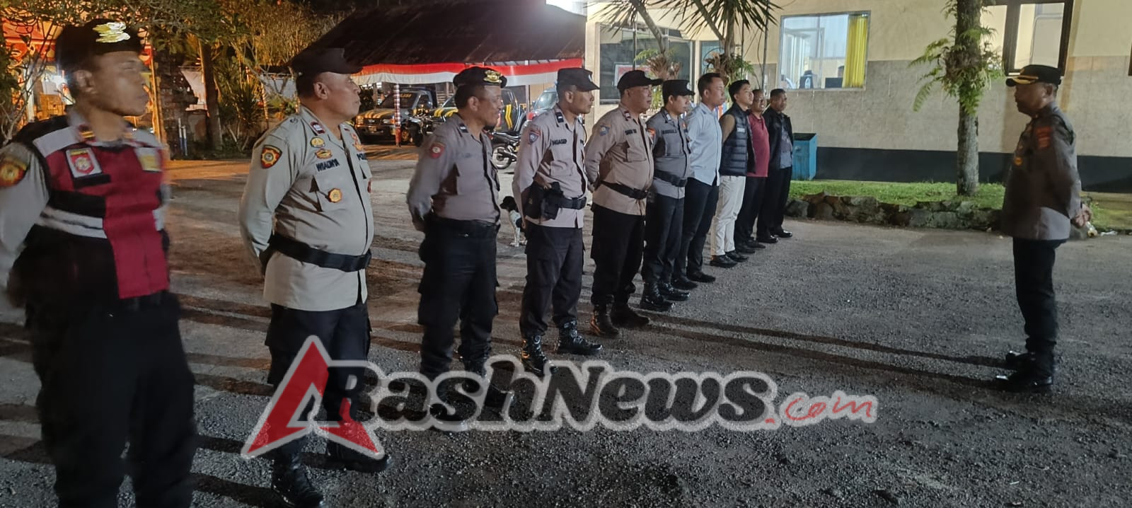 Polres Rendang Apel Siaga Tingkatkan Pengamanan Dan Patroli Pantau Situasi Kamtibmas