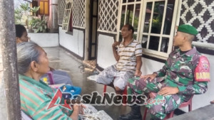 Babinsa Desa Manulondo Ajak Warga Waspada Dampak Kesehatan dari Sirih Pinang