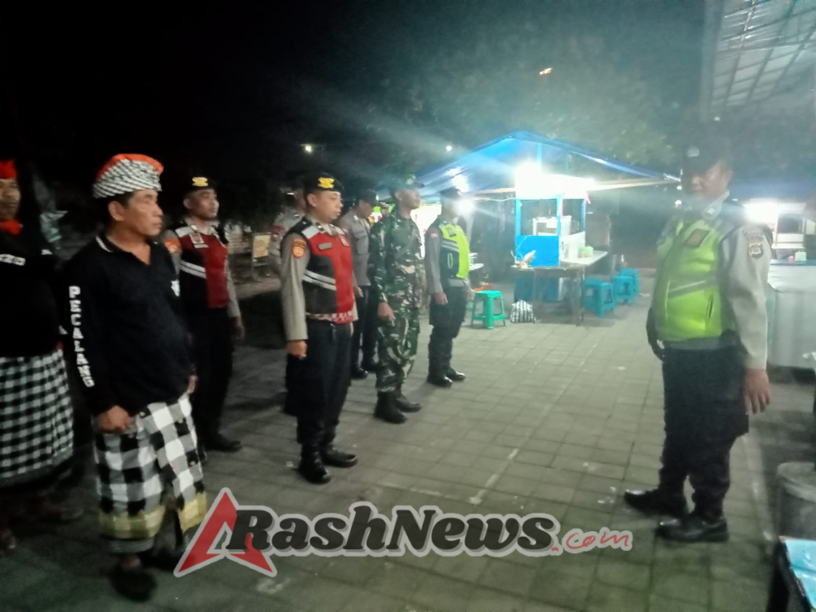 Polsek Blahbatuh Menggelar Patroli Gabungan, Sinergi Menjaga Kamtibmas