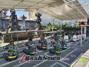 Doa Untuk Negeri, Kodim Klungkung Gelar Persembahyangan  Bersama