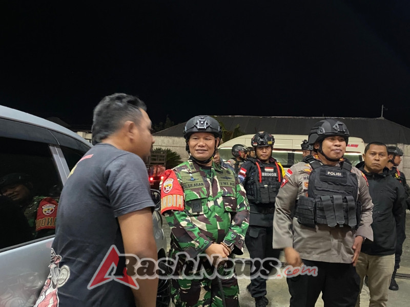 Sinergi Kodim dan Polres Manggarai, Patroli Gabungan Sasar Titik Rawan