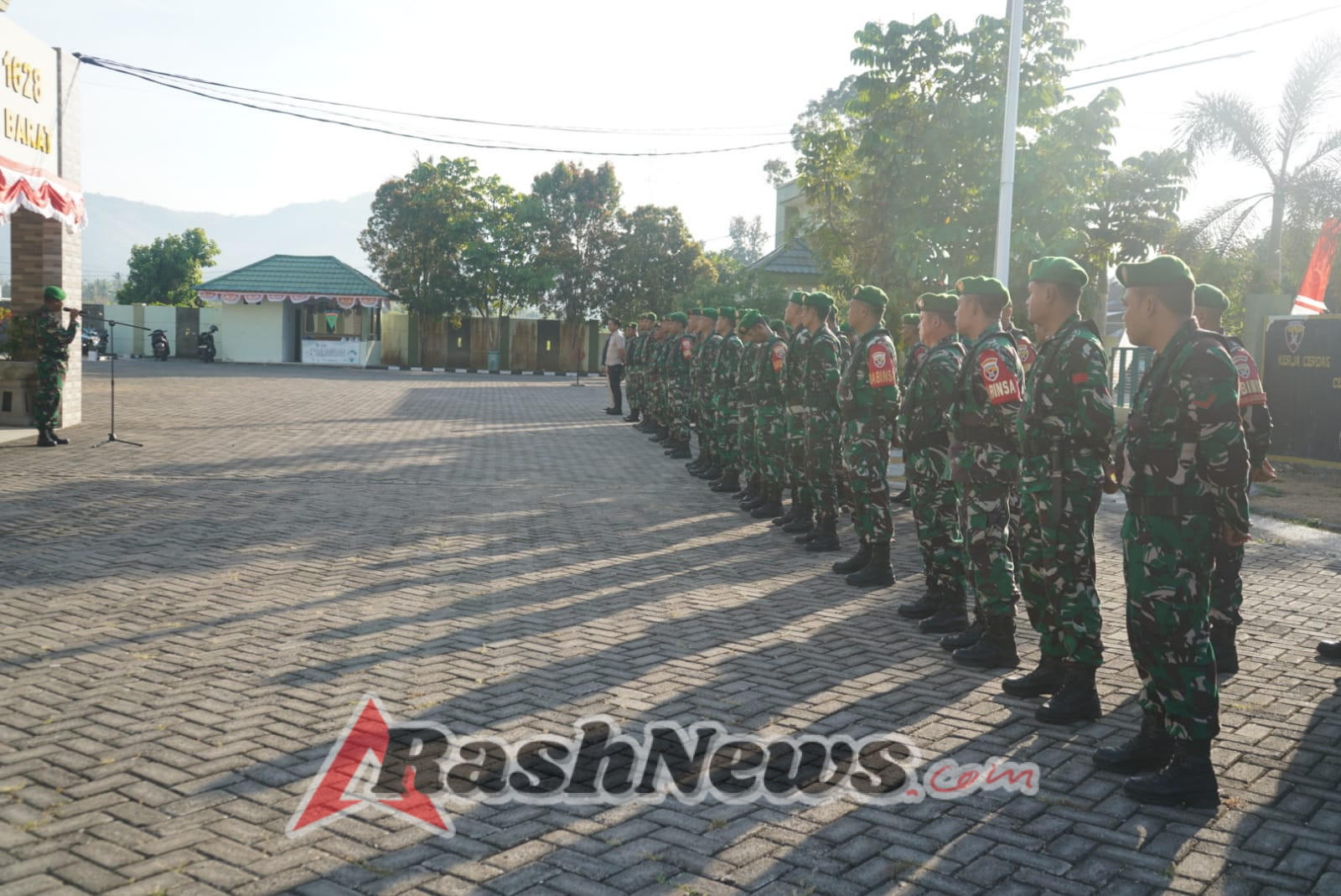 Kodim 1628/Sumbawa Barat Tegaskan Kesiapan Personel dalam Apel Siaga Pasca Unjuk Rasa DPR RI