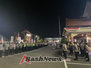 Apel Malam Digelar, Polres Badung Siaga Amankan Mako dari Potensi Gangguan