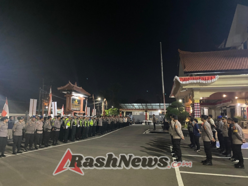 Apel Malam Digelar, Polres Badung Siaga Amankan Mako dari Potensi Gangguan