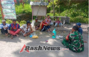 Babinsa Koramil 1615-05/Masbagik Ajak Warga Saring Informasi dan Tolak Hasutan