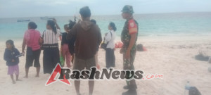 Pengamanan dan Monitoring Babinsa Pastikan Keamanan Pelayaran di Ndao Nuse