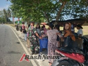 Kodim 1602/Ende Perkuat Keamanan Wilayah Lewat Dialog dengan Warga Desa Raterua