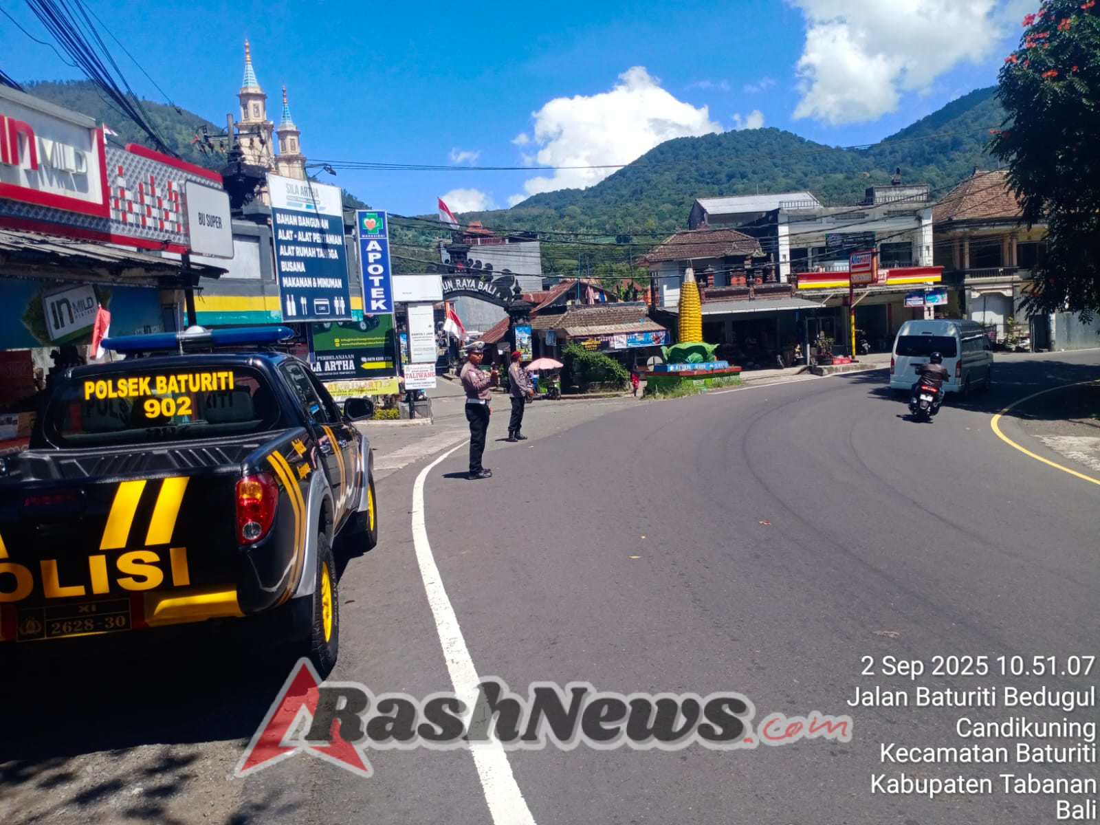 Polsek Baturiti Laksanakan KRYD di wilayahnya