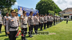 POLRES TABANAN GELAR APEL SIMULASI PENGAMANAN MAKO UNTUK TINGKATKAN KESIAPSIAGAAN PERSONEL