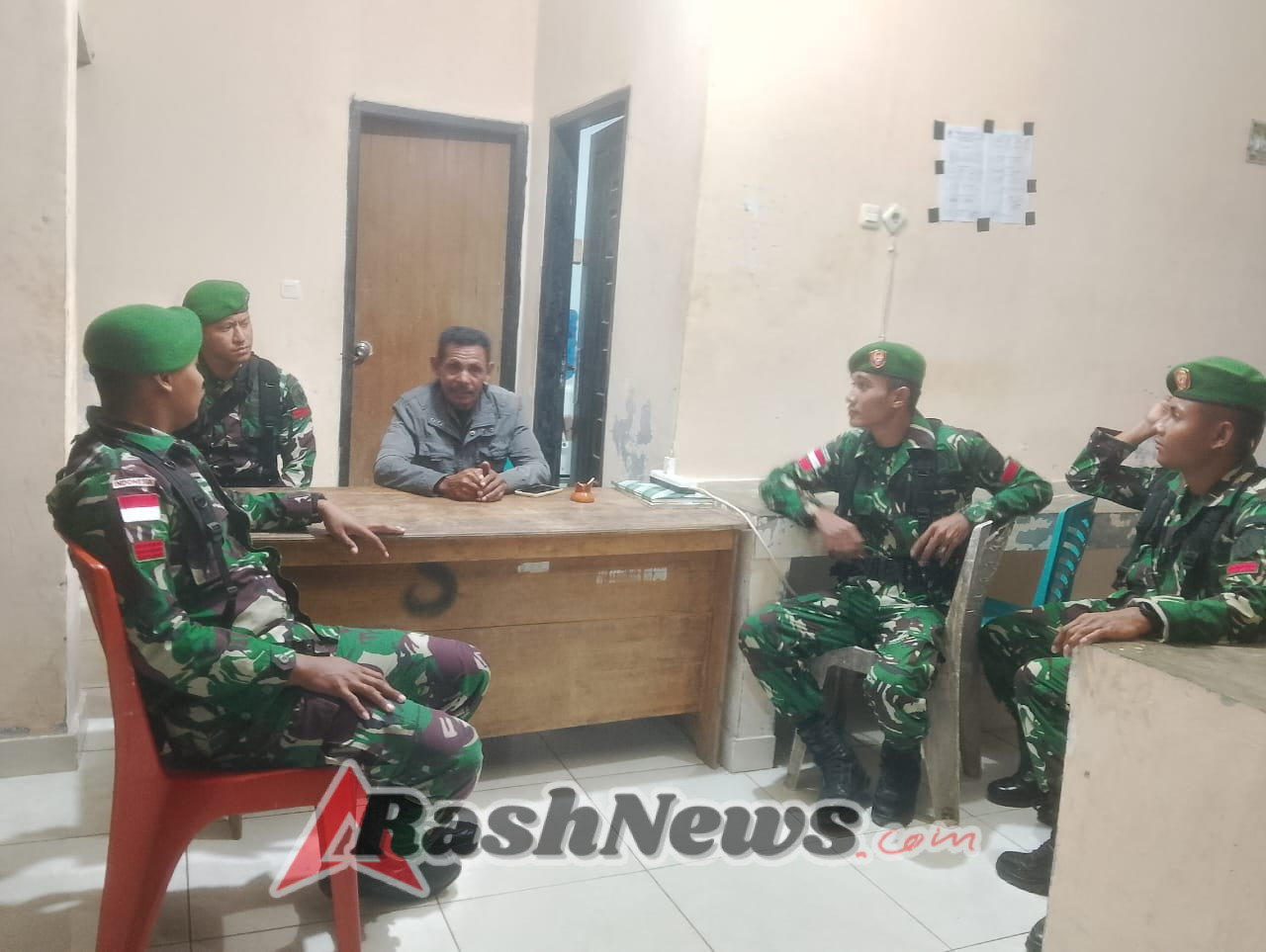 Sinergi TNI dan Aparat Wilayah, Kodim Rote Ndao Himbau Masyarakat Jaga Ketertiban