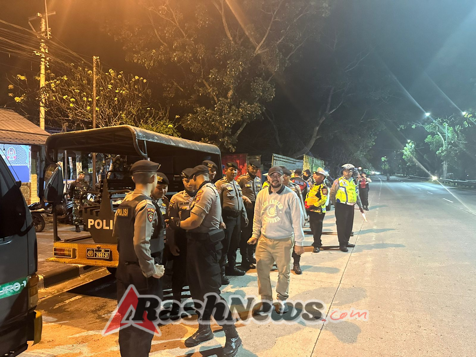 Polres Gianyar Bersama Kodim 1616 Gianyar Gelar Patroli Skala Besar Wujudkan Kamtibmas Kondusif