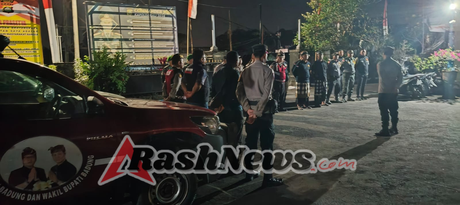 Patroli Gabungan TNI–Polri & Aparat Desa Perkuat Stabilitas Kamtibmas Di Abiansemal