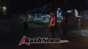 Minimalisir Gangguan Kamtibmas Malam Hari, Polsek Bebandem Gelar Blue Light Patrol