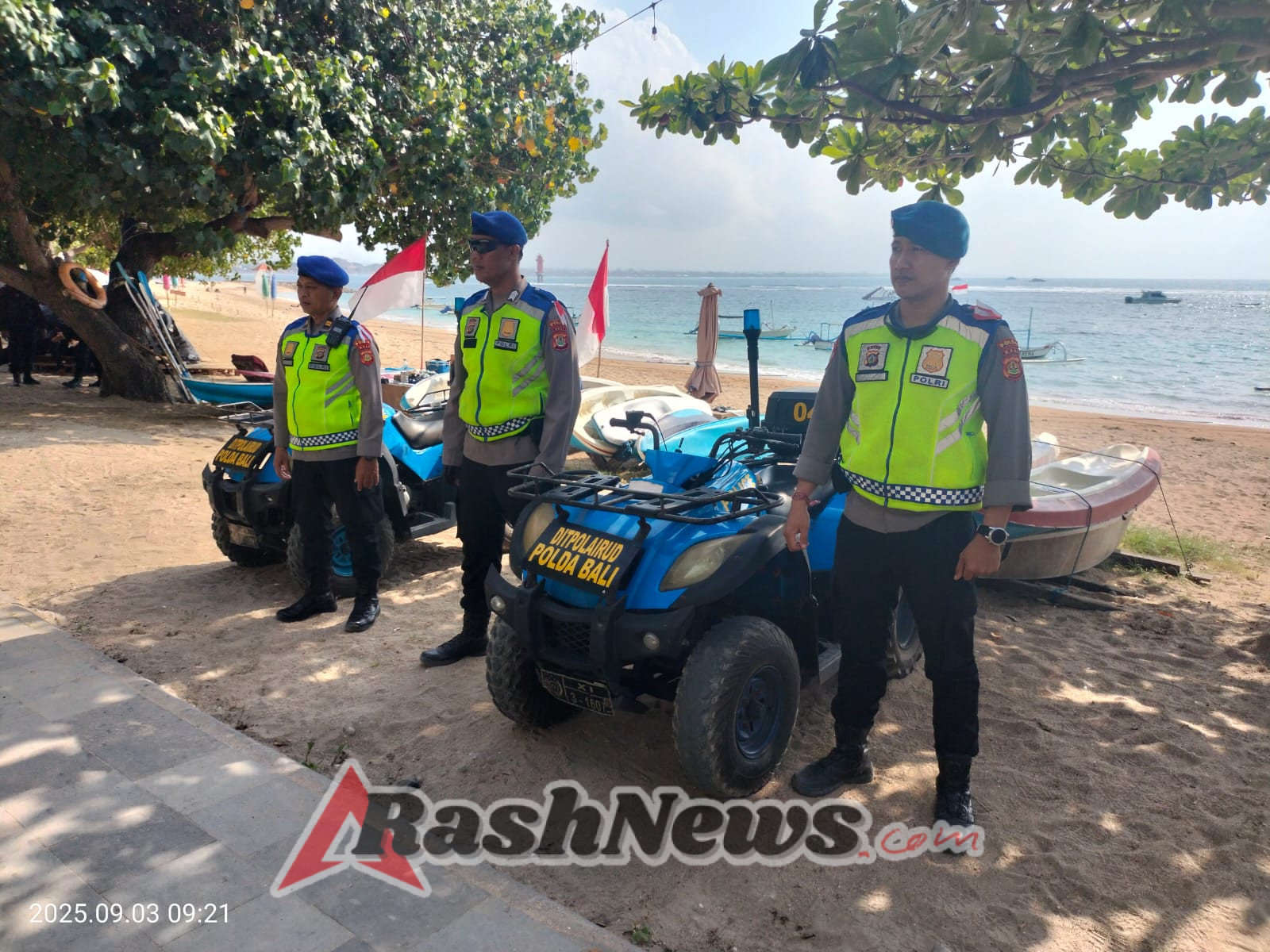 Pembukaan Shandi Summit 2025 Polairud Tingkatkan Patroli Pantai Sanur