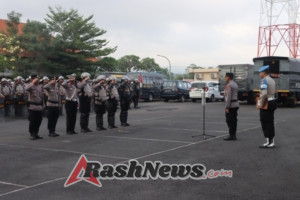 Polres Karangasem Gelar Apel KRYD Antisipasi Pemilihan Kelian Desa Adat Bugbug