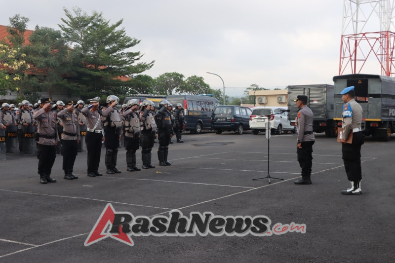 Polres Karangasem Gelar Apel KRYD Antisipasi Pemilihan Kelian Desa Adat Bugbug