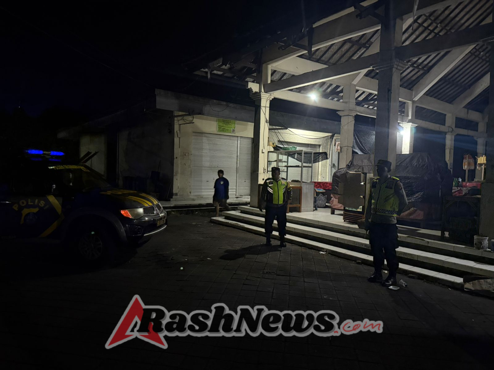 Polsek Selemadeg barat Gelar Patroli Malam Menjelang Dini Hari