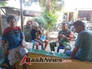 Komsos dan Monitoring Wilayah, Babinsa Ende Hadir Dekat dengan Masyarakat