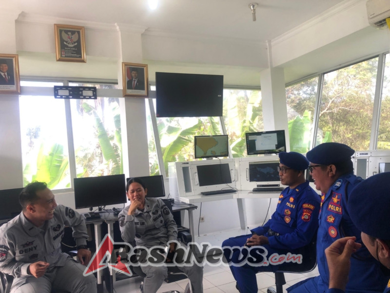 Perkuat Sinergi Keamanan Laut, Sat Polairud Karangasem Jalin Koordinasi dengan Bakamla Bali