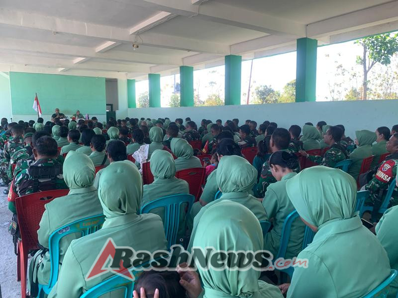 Dandim 1629/SBD Bersama Ketua Persit KCK Cabang XLV Dim 1629 Gelar Jam Komandan: Perkuat Soliditas Prajurit dan Keluarga Besar TNI