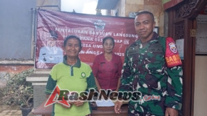 Babinsa Desa Undisan Pastikan Penyaluran Bantuan Langsung Tunai Dana Desa Tepat Sasaran
