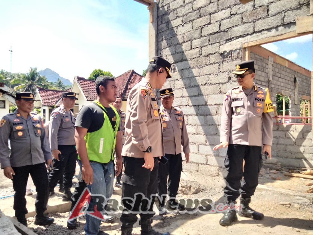 Polda Bali Tinjau Progres Pembangunan Satuan Pelayanan Pemenuhan Gizi di Polsek Manggis
