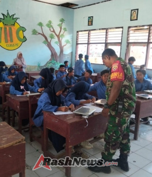 Koramil 1614-01/Dompu Tegaskan Komitmen Dukung Program Gizi Pelajar