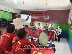 Babinsa Pejeng Kaja Hadiri dan Kawal Peningkatan Kapasitas Linmas Tahun 2025
