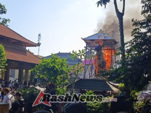 Upacara Pelebon Tokoh Ubud, Dandim 1616/Gianyar Beri Atensi Penuh