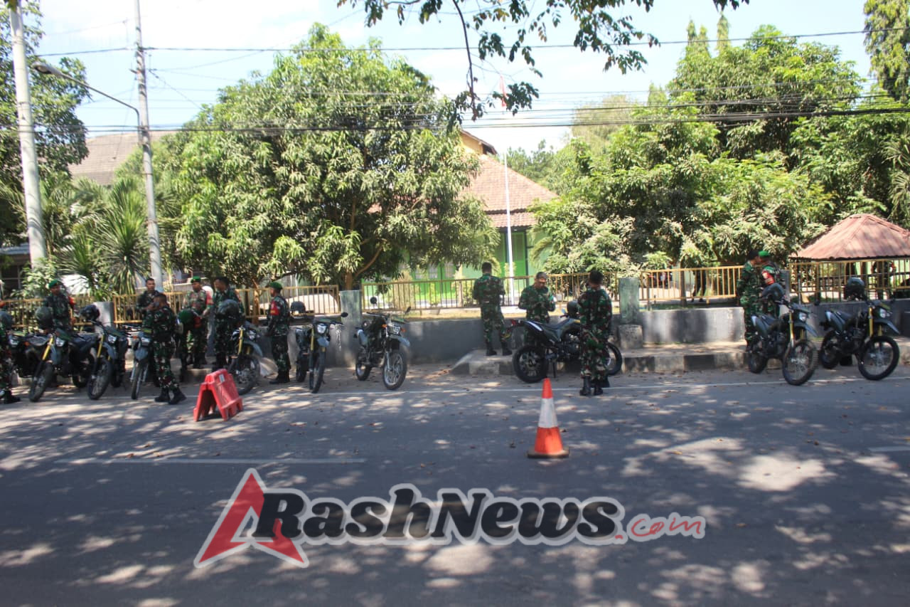 Patroli Mandiri Dandim 1608/Bima Jaga Kondusifitas Kota Jelang Demonstrasi