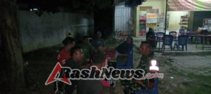 Kebersamaan TNI dan Warga, Desa Daha Aman dan Kondusif