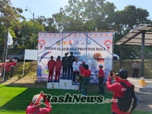 Dandim Klungkung; Raih 4 Emas dan 4 Perunggu Kontingen Paralayang Kabupaten Klungkung Juara Umum Porprov Balu 2025
