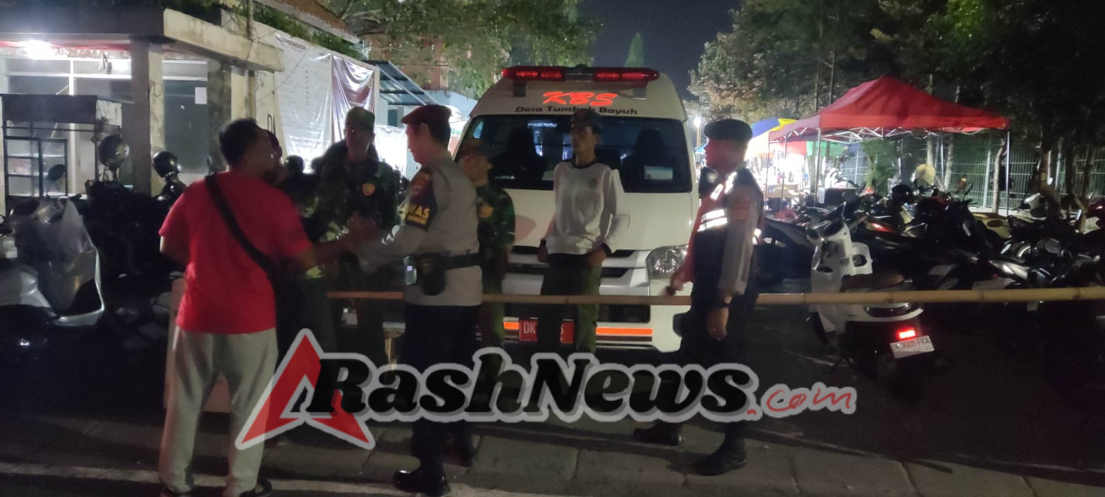 Polsek Mengwi Laksanakan Patroli Terpadu Bersama Linmas Desa Buduk