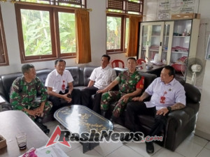 Tingkatkan Layanan Gizi, Danramil Penebel Lakukan Pengecekan Pembangunan SPPG