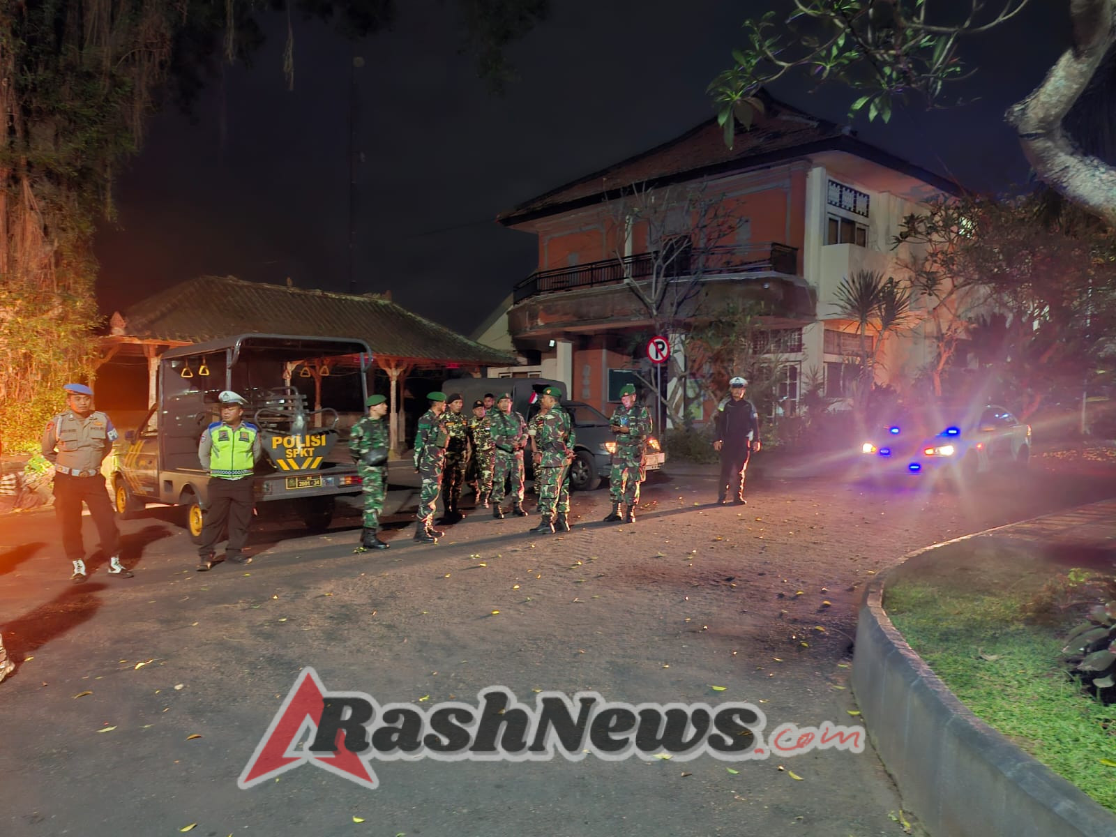 Kodim 1623/Karangasem dan Koramil jajaran laksanakan patroli bersama kepolisian, upaya jaga Kamtibmas.