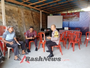 Bhabinkamtibmas Desa Bantas melakukan sambang di desa Binaannya