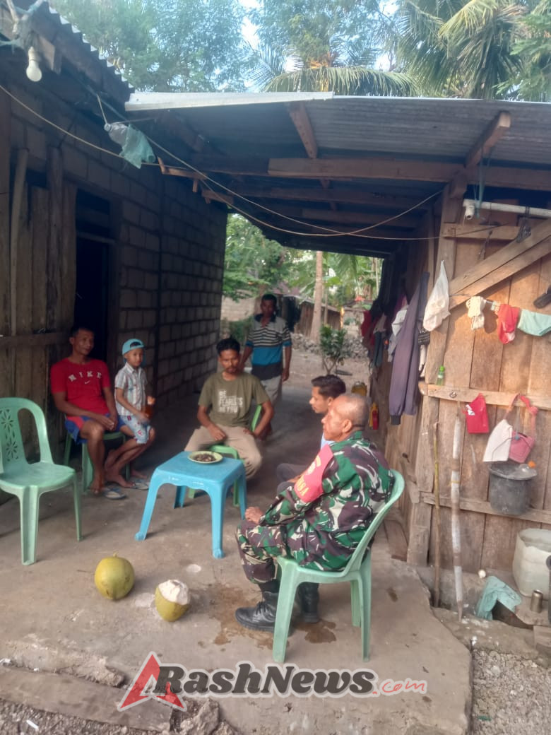 TNI Hadir di Tengah Masyarakat, Pastikan Situasi Desa Kolobolon Aman dan Kondusif