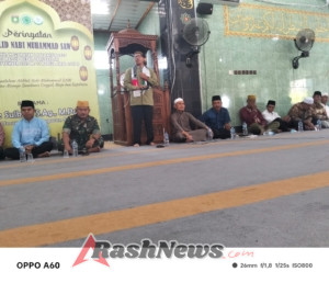 Koramil 1607-06 Lape Lopok Bersama Forkopimcam Wujudkan Kegiatan Maulid Nabi yang Aman dan Khidmat