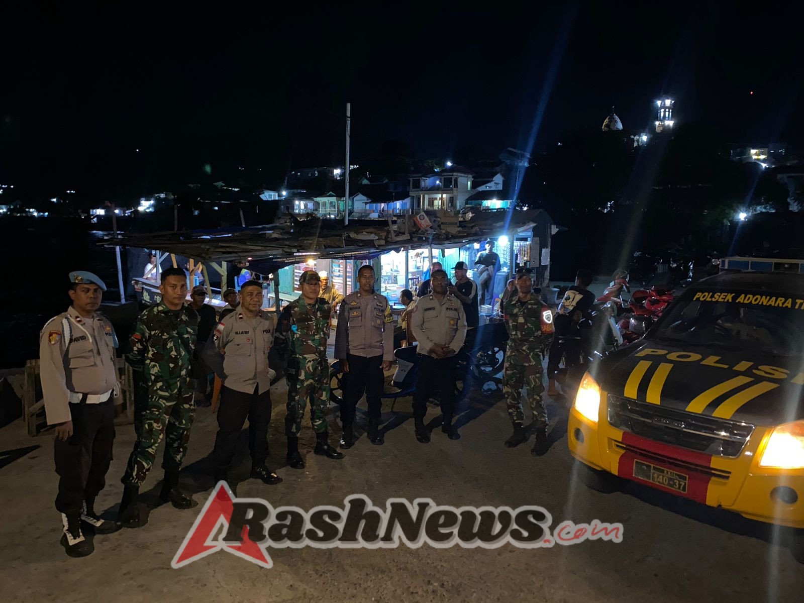 Patroli Gabungan TNI-Polri di Wilayah Hukum Adonara Timur Berhasil Ciptakan Keamanan