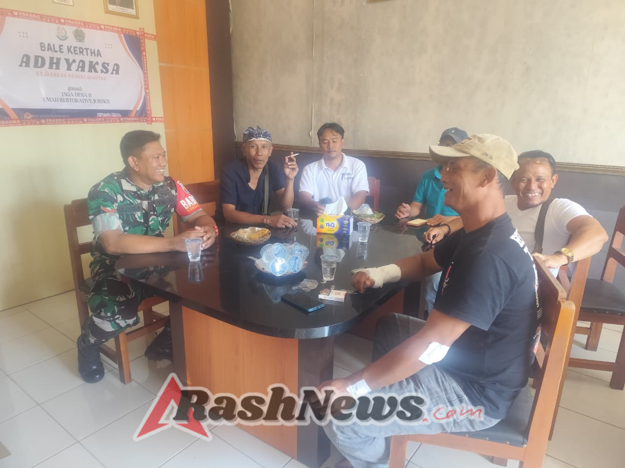 Danramil Gianyar Apresiasi Babinsa Aktif Bangun Komunikasi dengan Perangkat Kelurahan