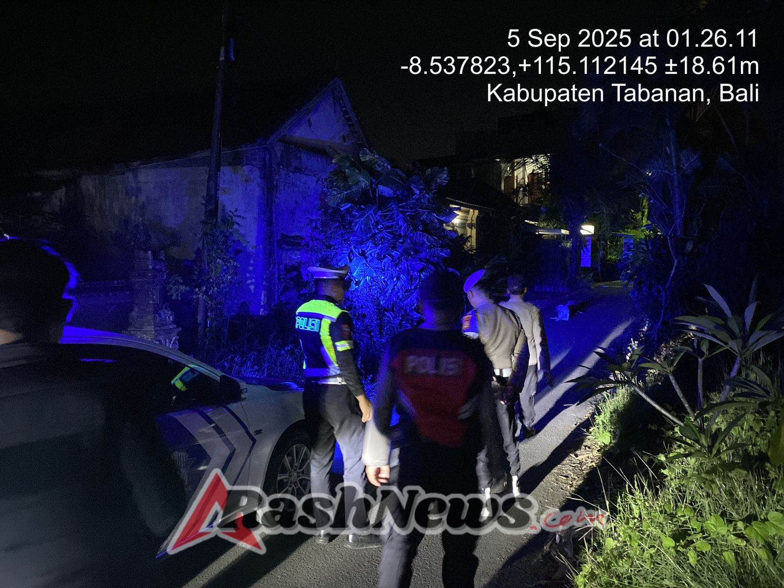 BLUE LIGHT PATROL POLRES TABANAN ANTISIPASI KEJAHATAN 3C, CIPTAKAN RASA AMAN DI MALAM HARI