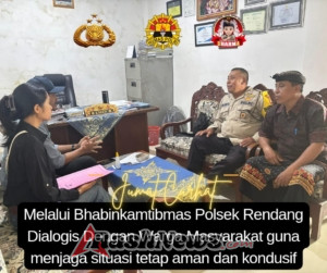 Bhabinkamtibmas Dialogis Dengan Warga Masyarakat Dalam Upaya Menjaga Kamtibmas