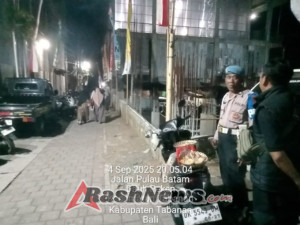 Pengamanan Perayaan Maulid Nabi Muhammad di Mushola Nurul Falah