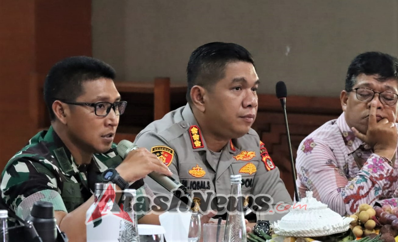 Dandim 1611/Badung Hadiri Rapat Koordinasi Forkopimda Terkait Keamanan Kota Denpasar